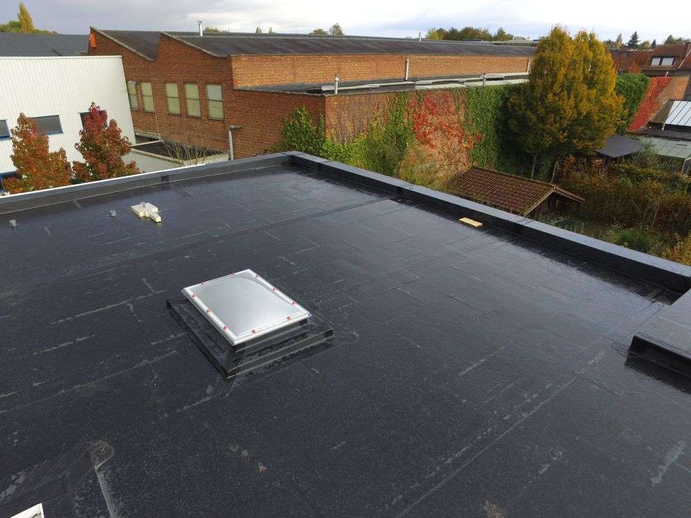 EPDM op plat dak aanbrengen in 0343
